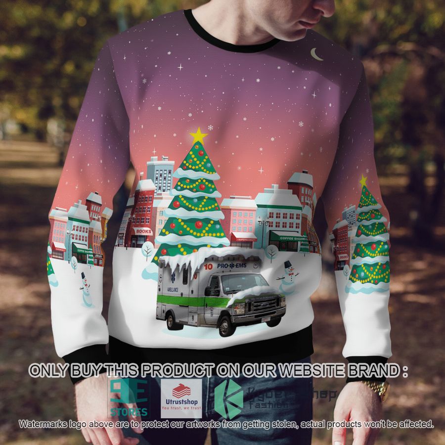 NEW Massachusetts Pro EMS Tree Christmas Sweater 4 massachusetts pro ems tree christmas sweater 4 60880