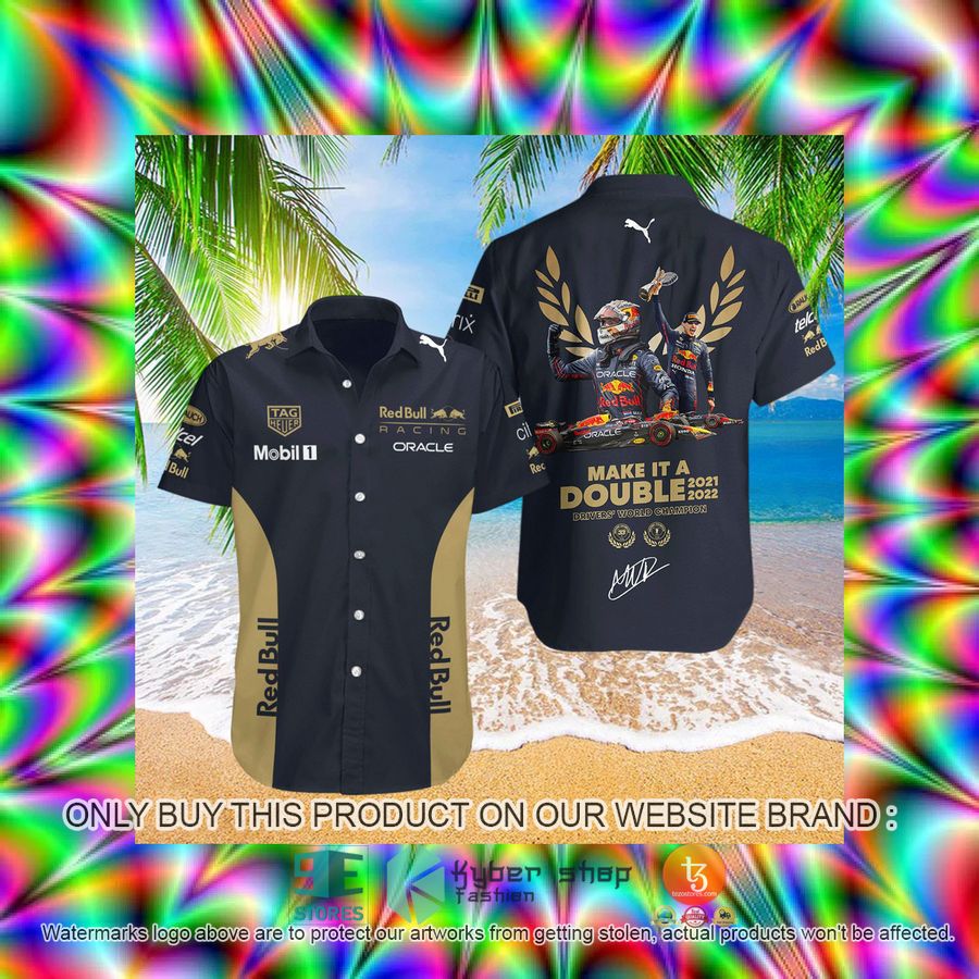 HOT Max Verstappen Make It A Double 2021 2022 Driver's World Champion Hawaiian Shirt 3 max verstappen make it a double 2021 2022 drivers world champion hawaiian shirt 3 61604