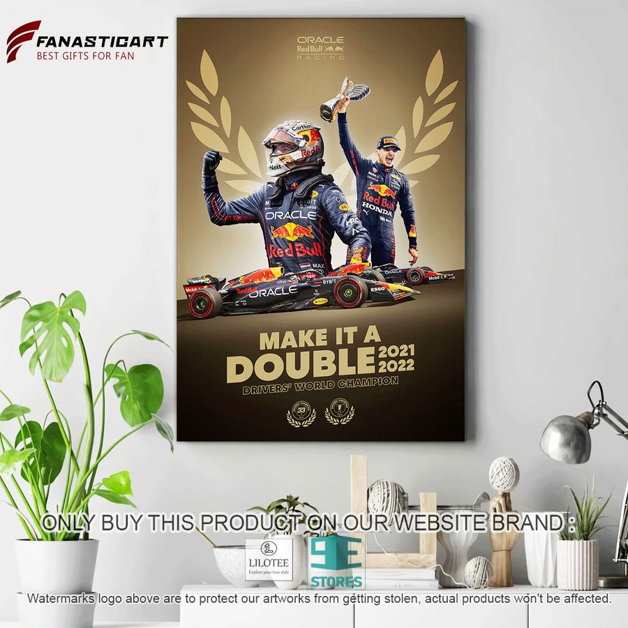 max verstappen make it a double red bull racing canvas 1 99064