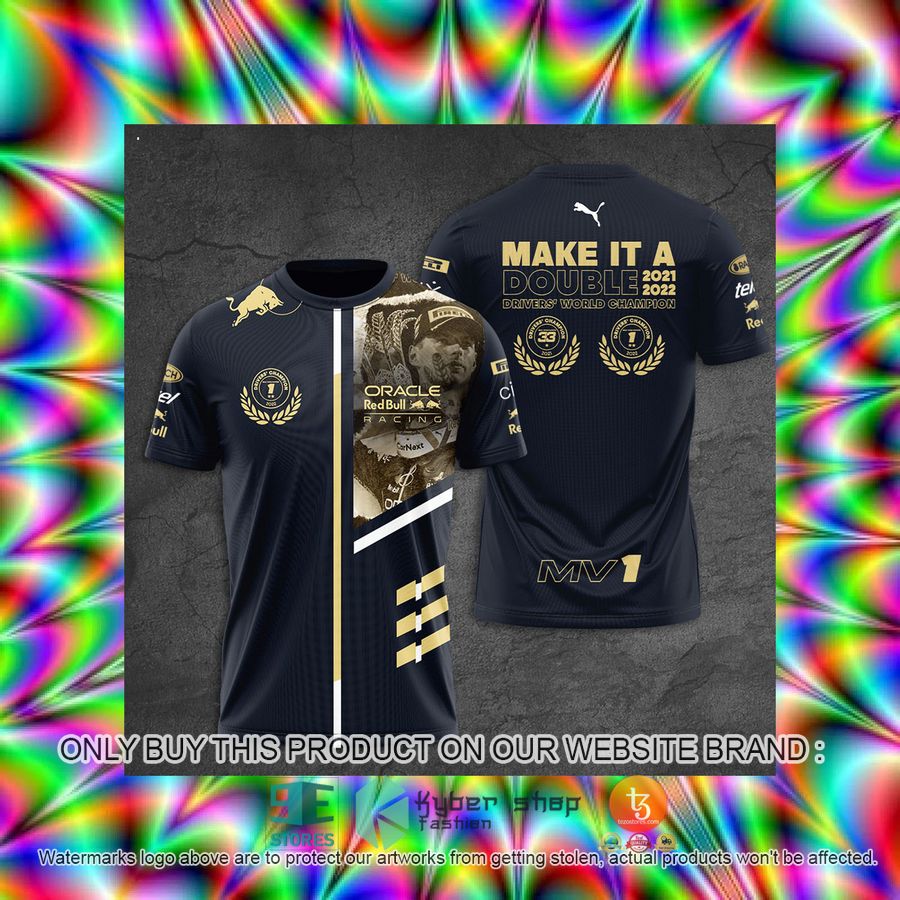 HOT Max Verstappen Red Bull Racing World Championship 2022 3D T-Shirt 3 max verstappen red bull racing world championship 2022 3d t shirt 3 55420
