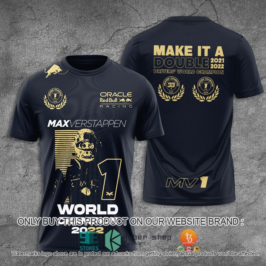 max verstappen world championship 2022 3d t shirt 1 82970