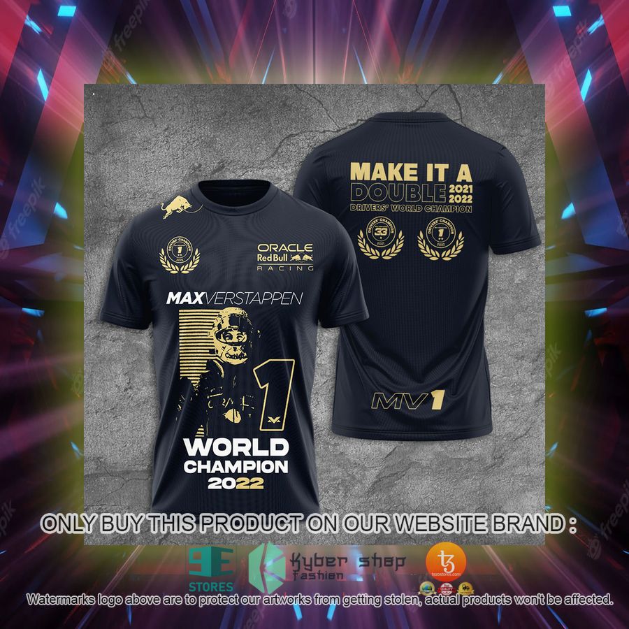 max verstappen world championship 2022 3d t shirt 2 63418