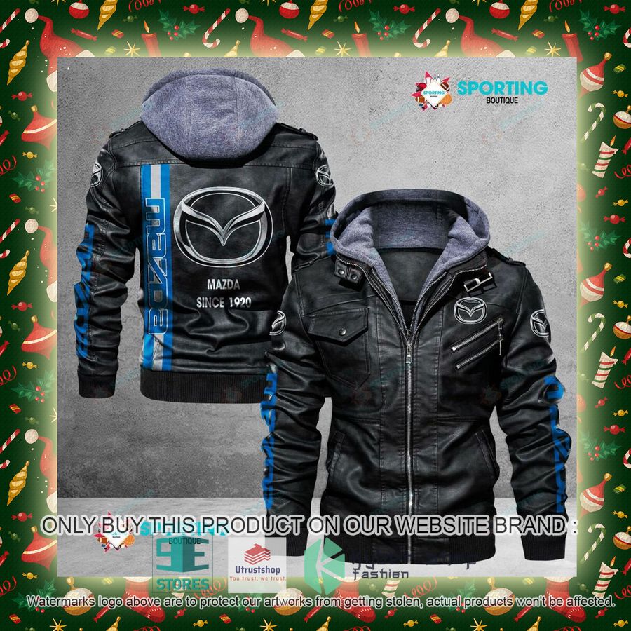 NEW Mazda Since 1920 Men Leather Jacket 5 mazda since 1920 leather jacket 5 29296