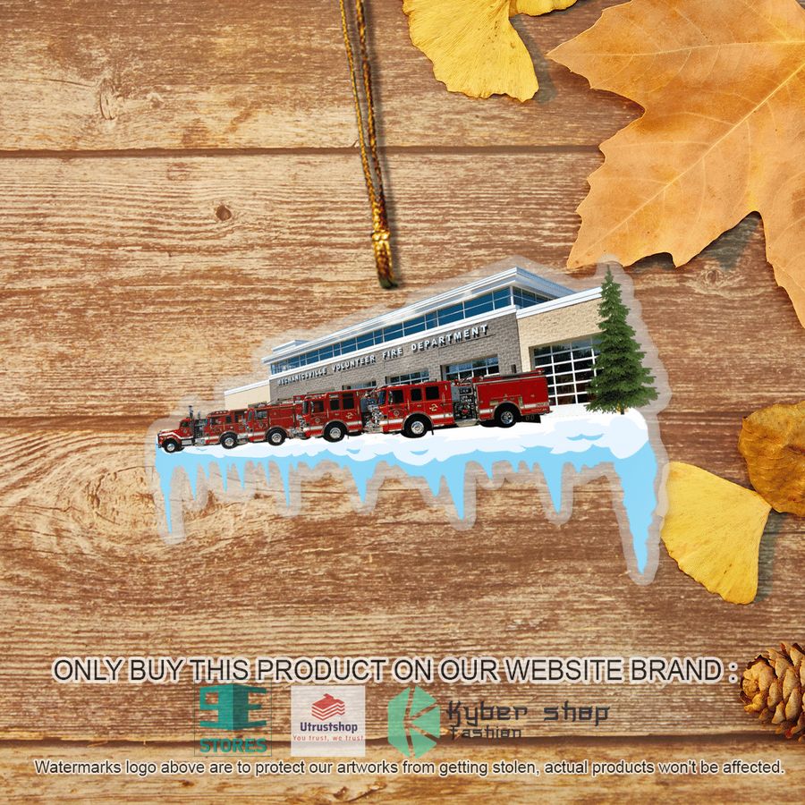 mechanicsville st marys county maryland mechanicsville volunteer fire department station christmas ornament 2 65901