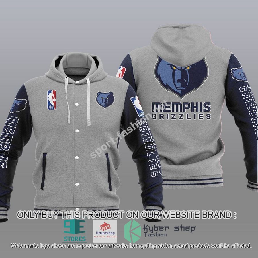 memphis grizzlies nba baseball hoodie jacket 2 40247