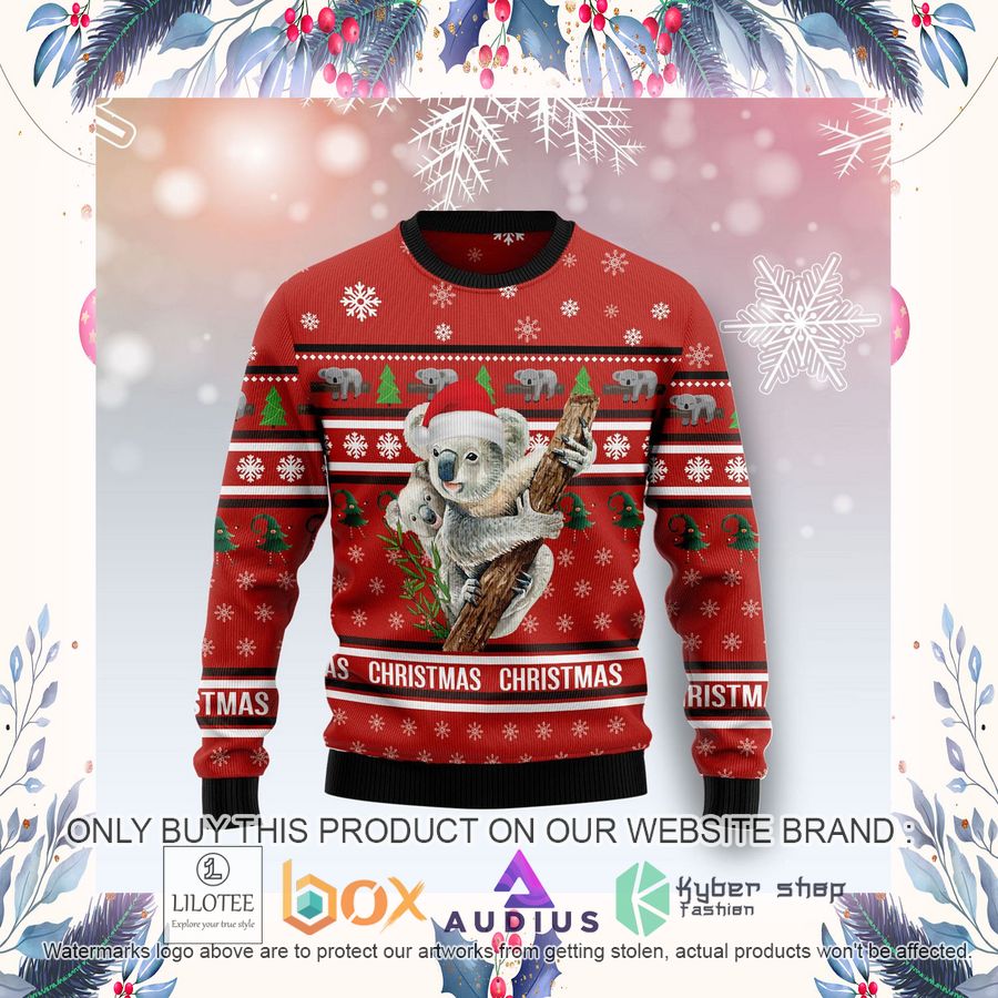 Merry Christmas Koala Ugly Christmas Sweater 10 merry christmas koala ugly christmas sweater 10 64744