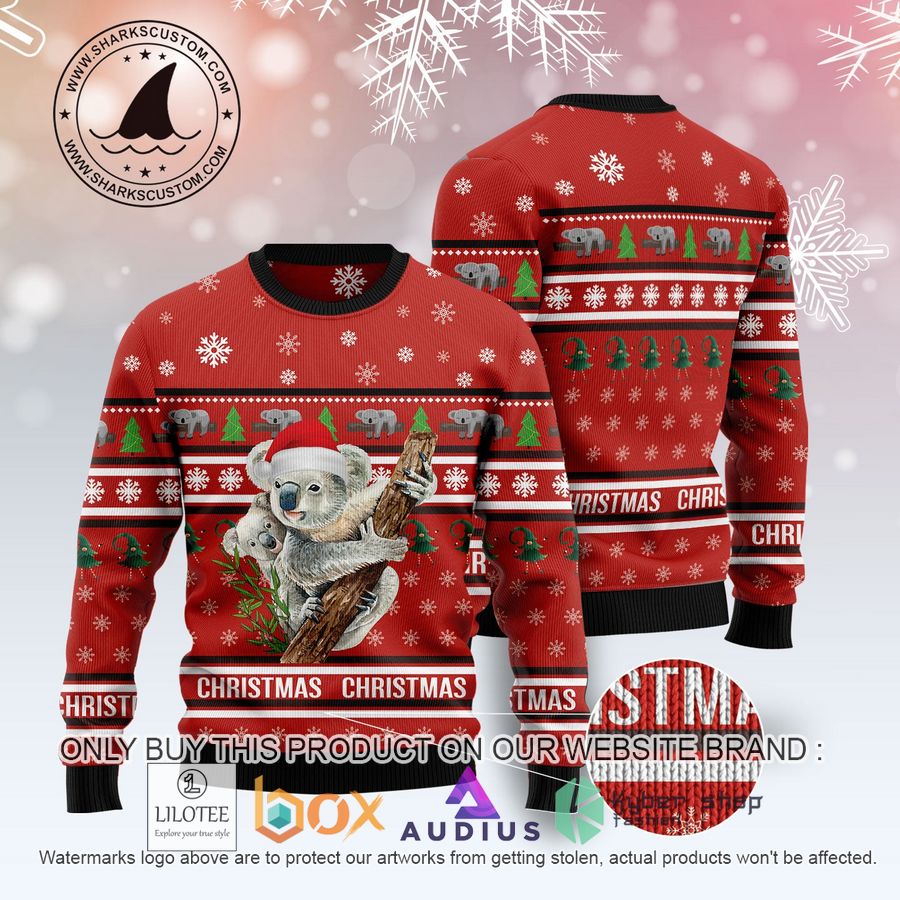 Merry Christmas Koala Ugly Christmas Sweater 3 merry christmas koala ugly christmas sweater 3 77057