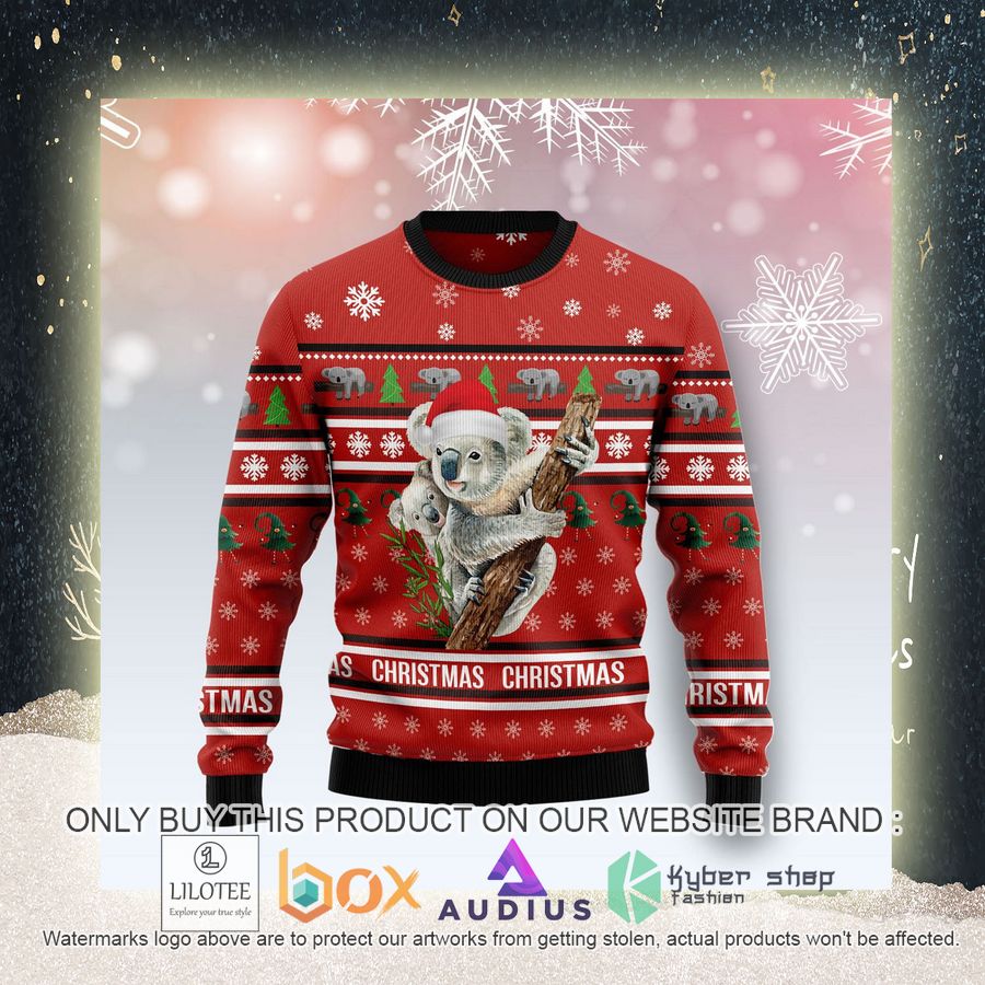 Merry Christmas Koala Ugly Christmas Sweater 4 merry christmas koala ugly christmas sweater 4 83315