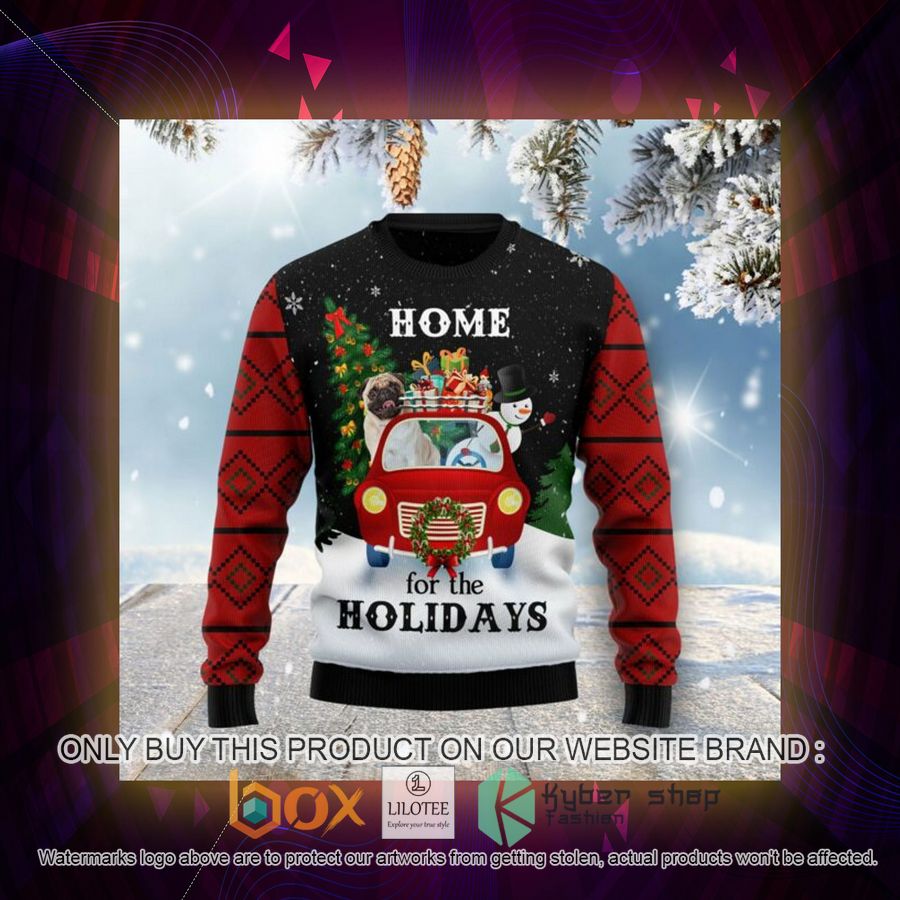 Merry Christmas Pug And Snowman Hz100 Ugly Christmas Sweatshirt 3 merry christmas pug and snowman hz100 ugly christmas sweatshirt 3 57569