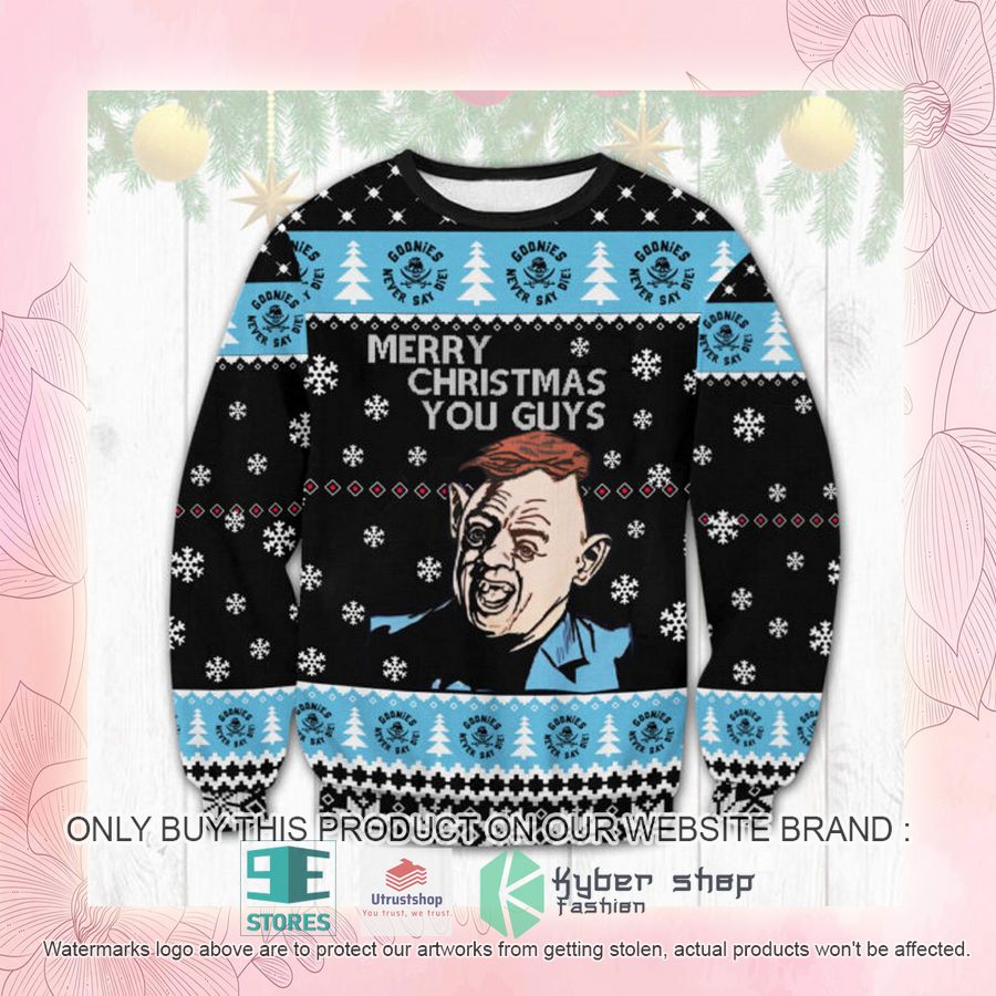 NEW Merry Christmas You Guys Goonies Ugly Sweater 2 merry christmas you guys goonies ugly christmas sweater 2 62044