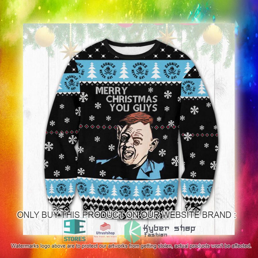 NEW Merry Christmas You Guys Goonies Ugly Sweater 3 merry christmas you guys goonies ugly christmas sweater 3 97742