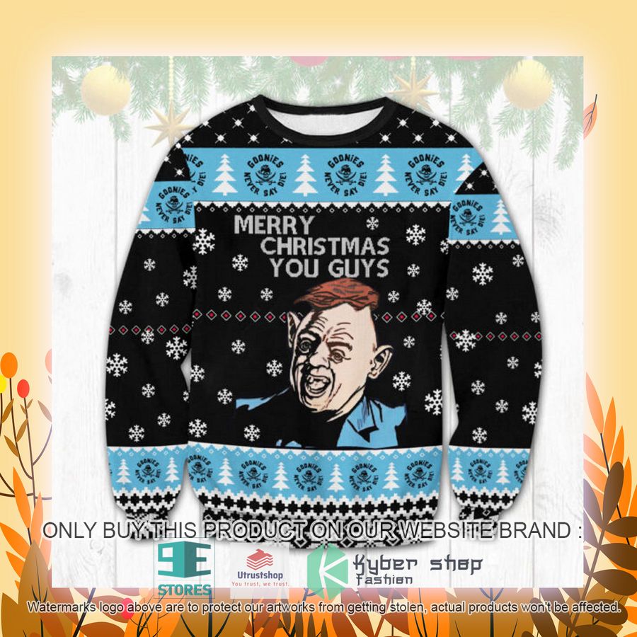 NEW Merry Christmas You Guys Goonies Ugly Sweater 4 merry christmas you guys goonies ugly christmas sweater 4 84631