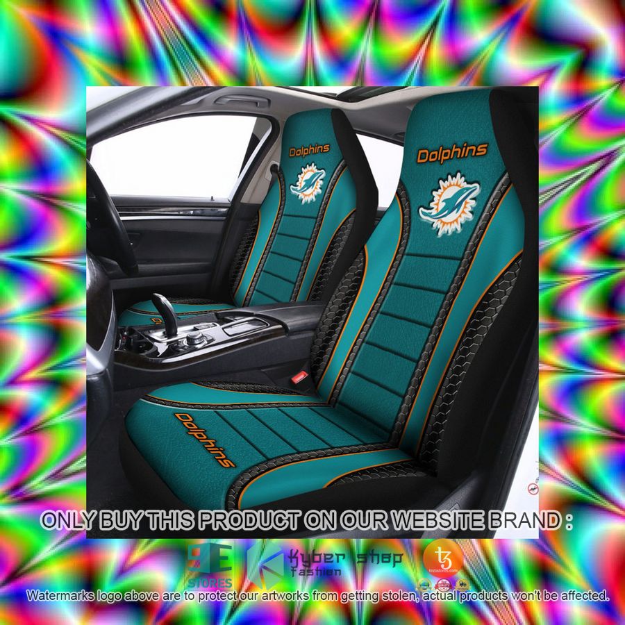 HOT Miami Dolphins Green Car Seat Covers 3 miami dolphins green car seat covers 3 35215