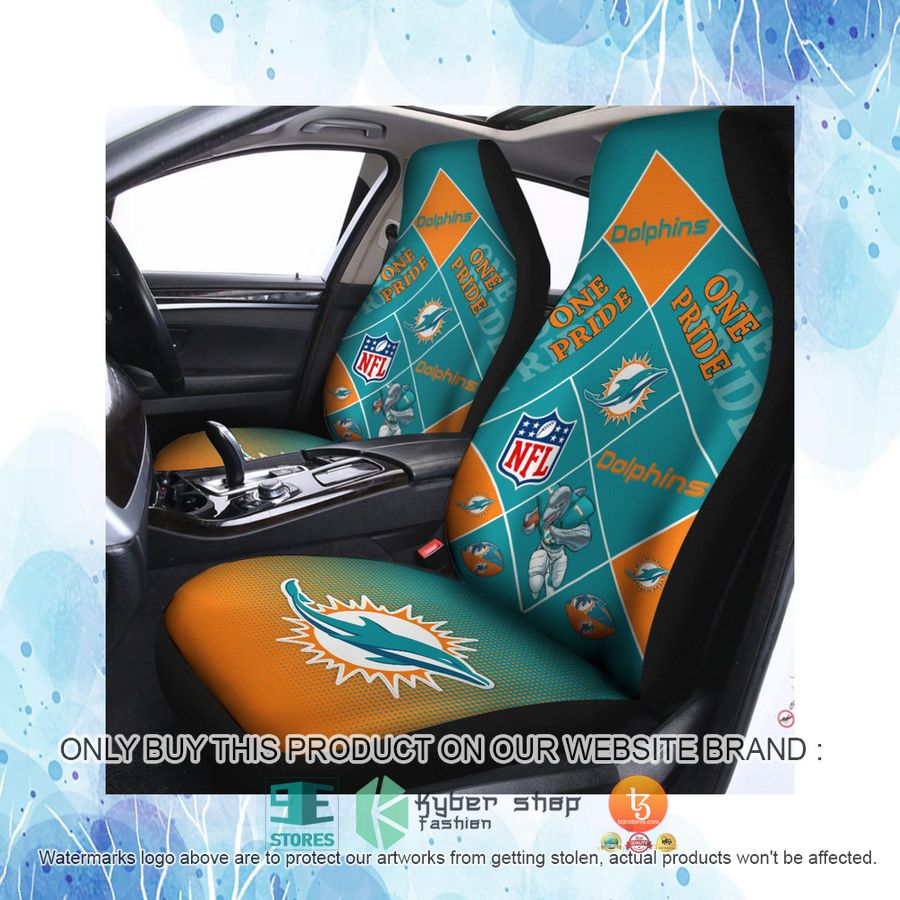 HOT Miami Dolphins One Pride Car Seat Covers 4 miami dolphins one pride car seat covers 4 54225