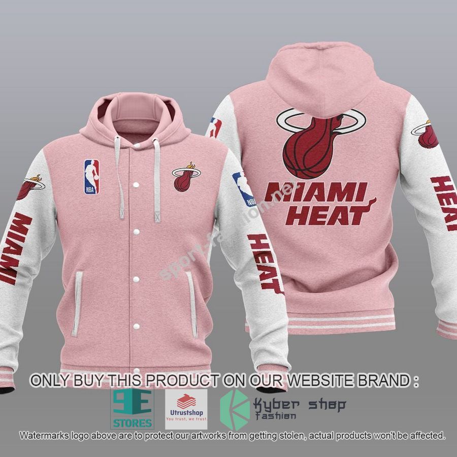 NEW Miami Heat Varsity Hoodie Jacket 4 miami heat nba baseball hoodie jacket 4 4364