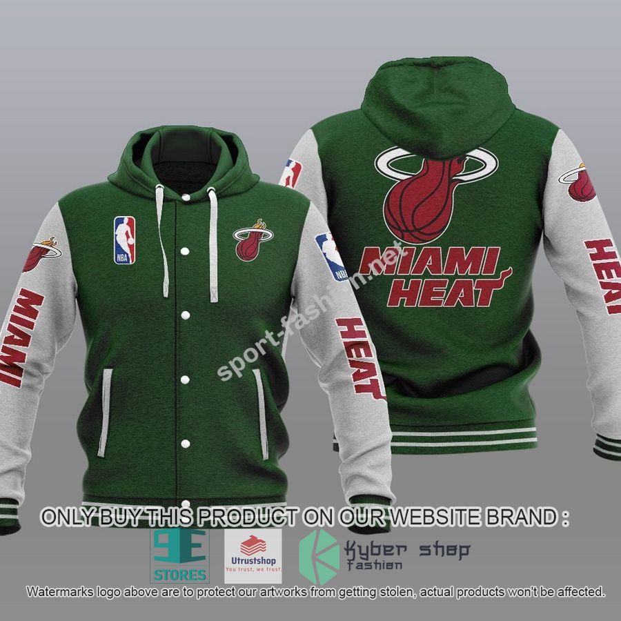 NEW Miami Heat Varsity Hoodie Jacket 5 miami heat nba baseball hoodie jacket 5 37404