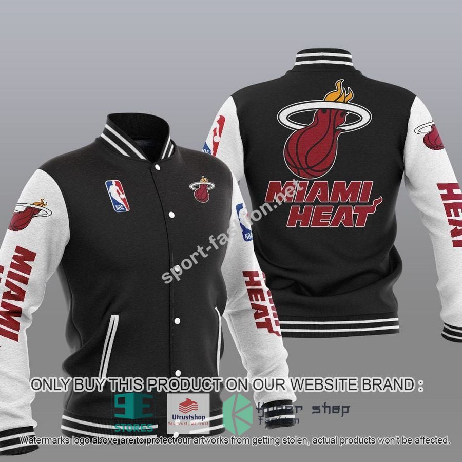 miami heat nba baseball jacket 1 25417