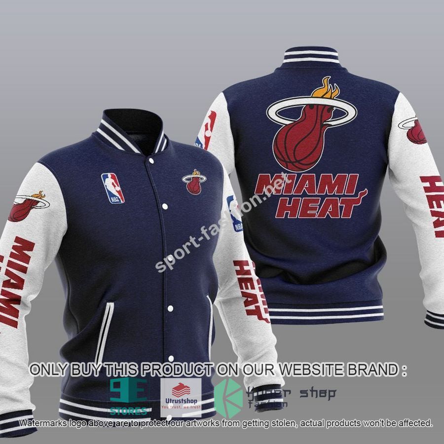 NEW Miami Heat Varsity Jacket 3 miami heat nba baseball jacket 3 82182