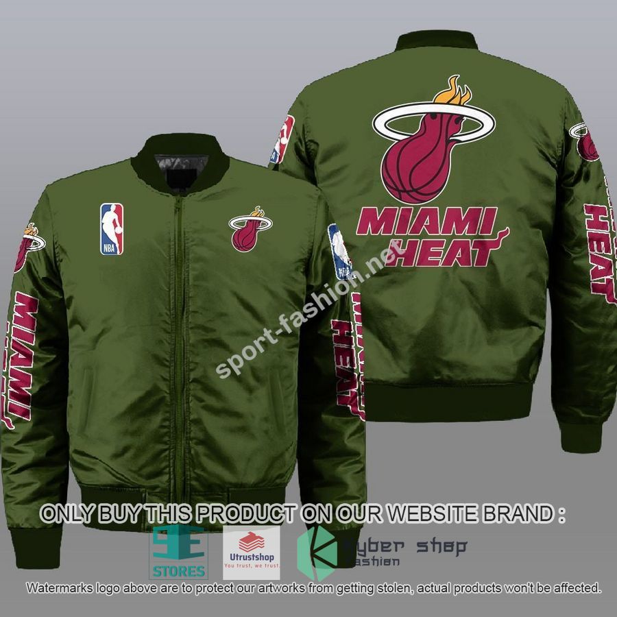 NEW Miami Heat Bomber Jacket 3 miami heat nba bomber jacket 3 12759