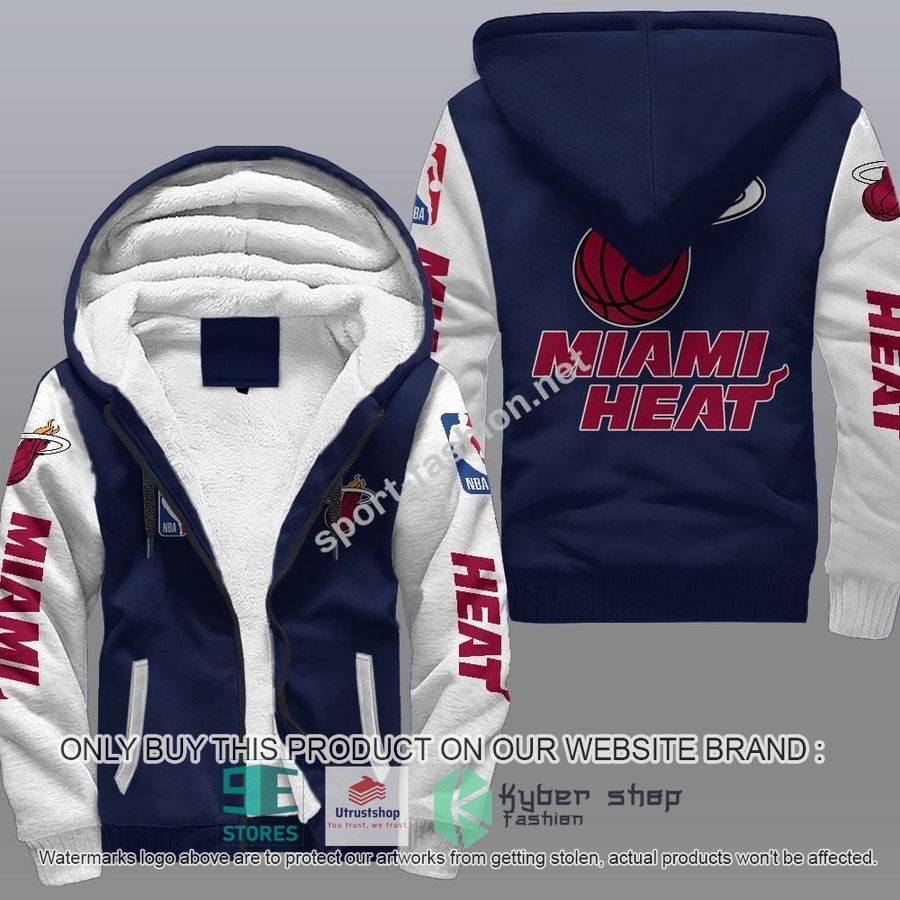 NEW Miami Heat 3D Fleece Hoodie 3 miami heat nba fleece hoodie 3 54279