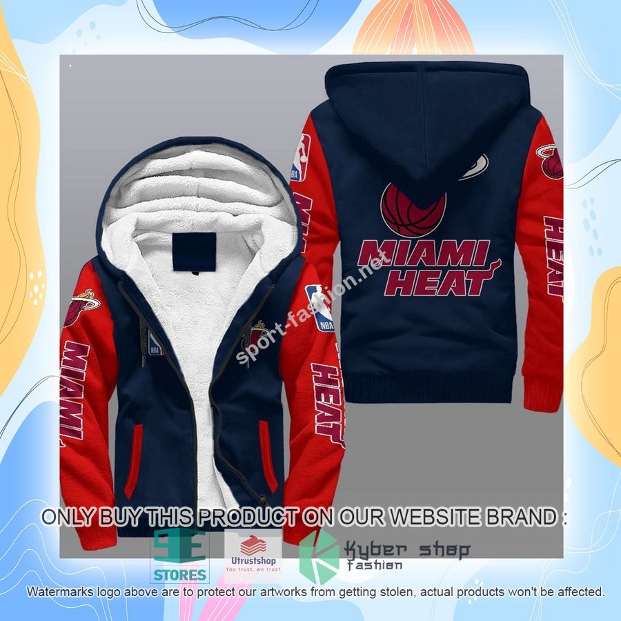 NEW Miami Heat 3D Fleece Hoodie 8 miami heat nba fleece hoodie 8 17481