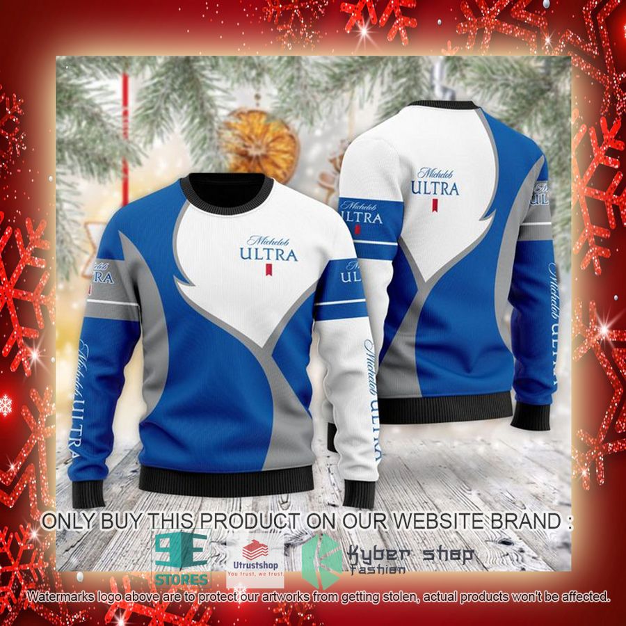 NEW Michelob ULTRA Christmas Ugly Sweater 3 michelob ultra ugly christmas sweater 3 21293