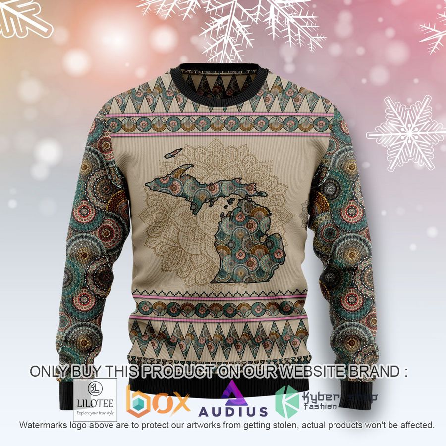 michigan mandal ugly christmas sweater 1 79060