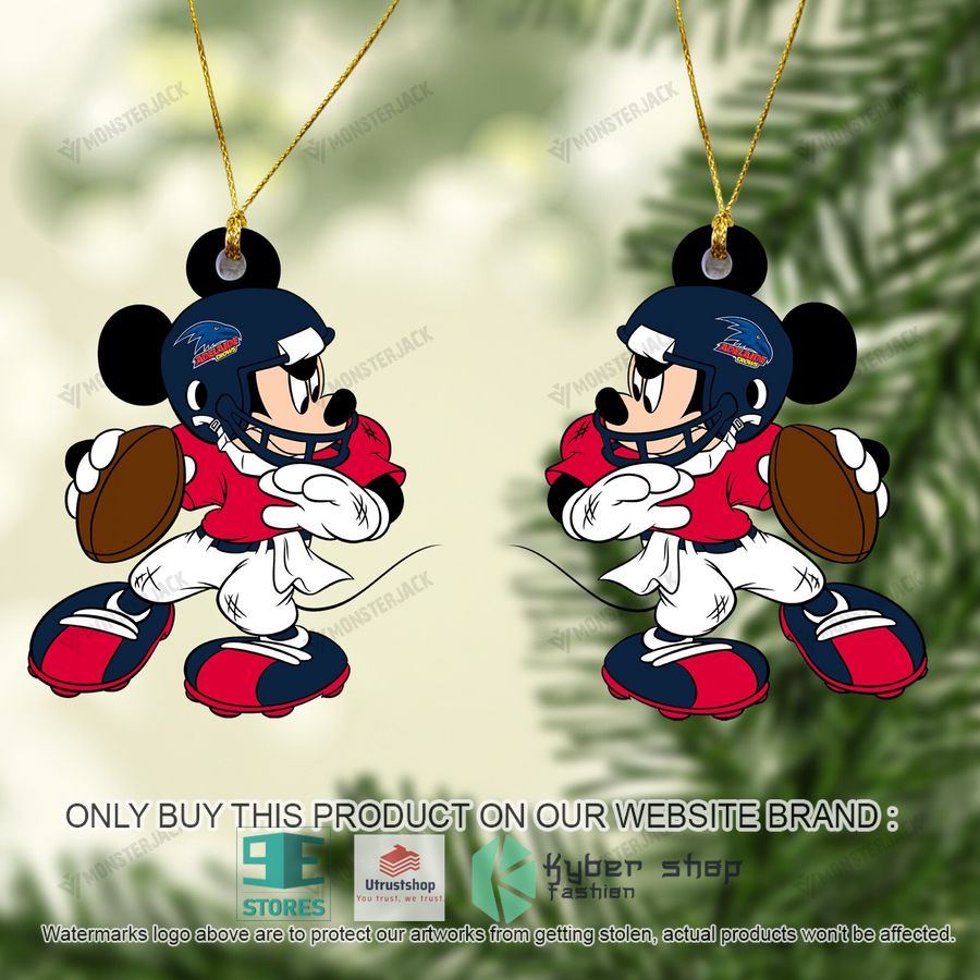 mickey mouse afl adelaide football club christmas ornament 2 64228