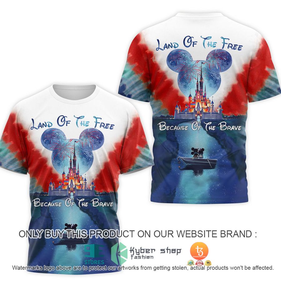 HOT Mickey Mouse Disney land because of the brave 3D Shirt, Hoodie 7 mickey mouse disney land because of the brave 3d shirt hoodie 1 84749