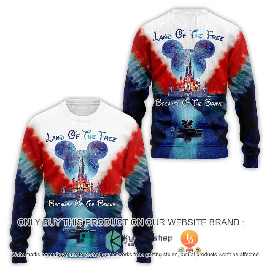 HOT Mickey Mouse Disney land because of the brave 3D Shirt, Hoodie 2 mickey mouse disney land because of the brave 3d shirt hoodie 2 52741