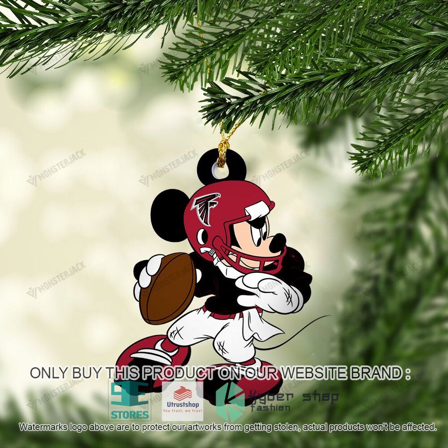 mickey mouse nfl atlanta falcons christmas ornament 1 73173