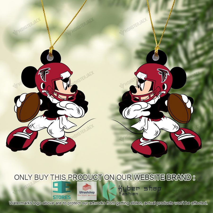 mickey mouse nfl atlanta falcons christmas ornament 2 85292