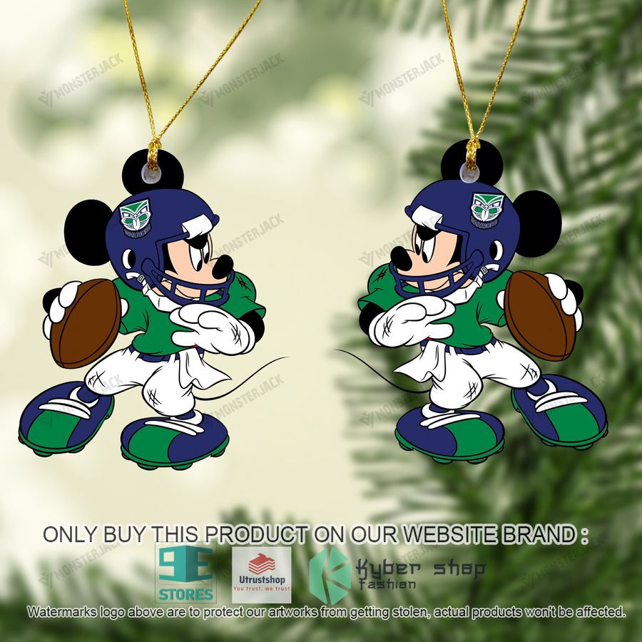 mickey mouse nrl new zealand warriors christmas ornament 2 70393