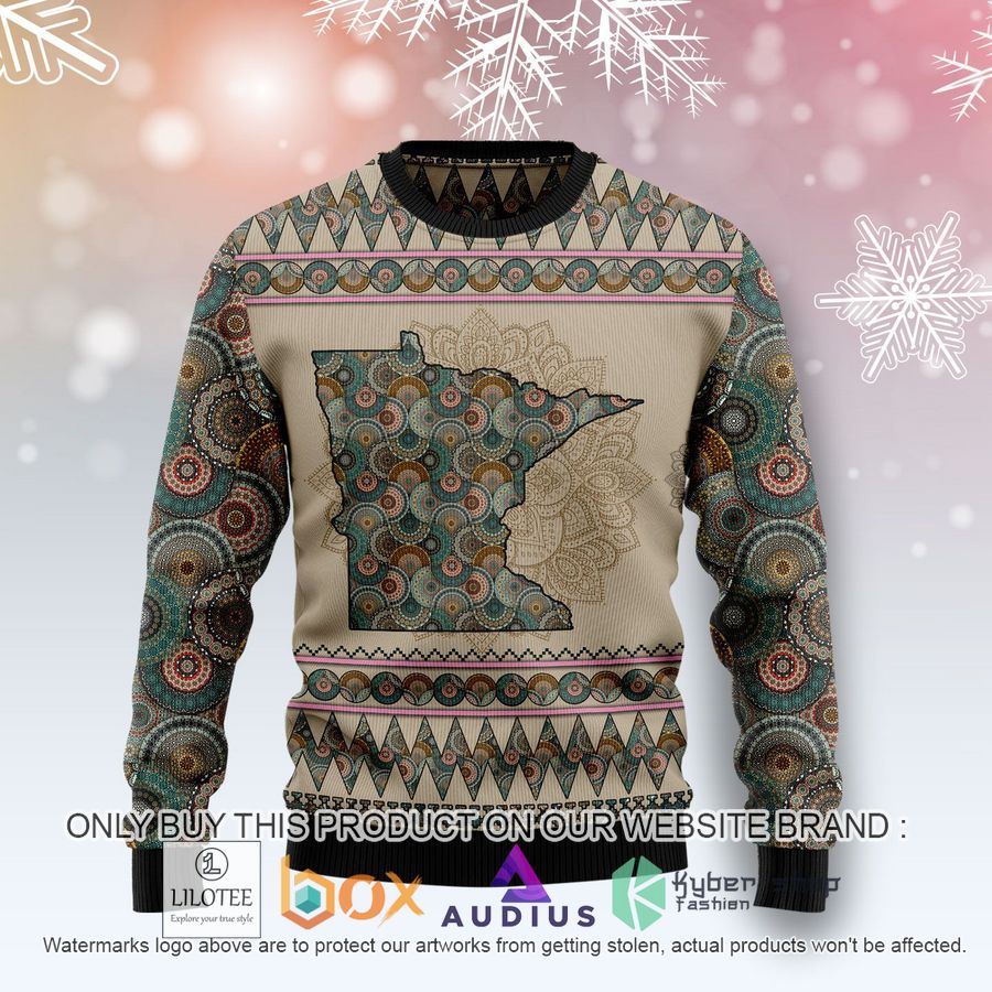 minnesota mandal ugly christmas sweater 1 55746