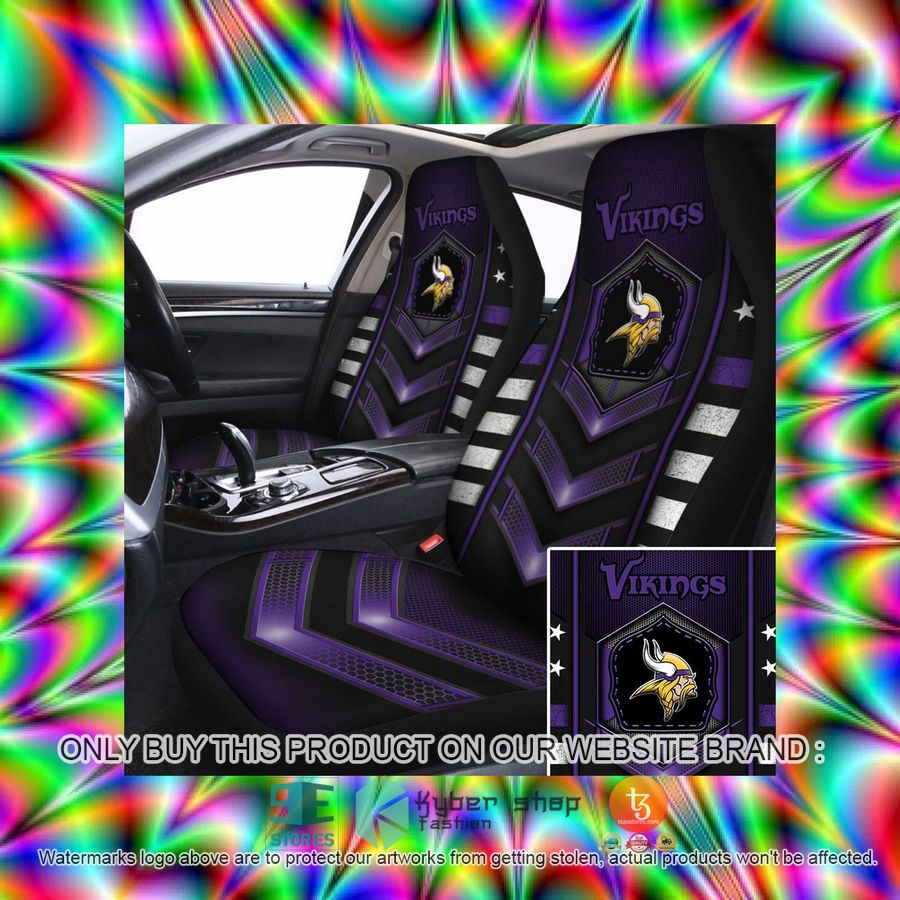 HOT Minnesota Vikings Electric Purple Car Seat Covers 3 minnesota vikings electric purple car seat covers 3 94214