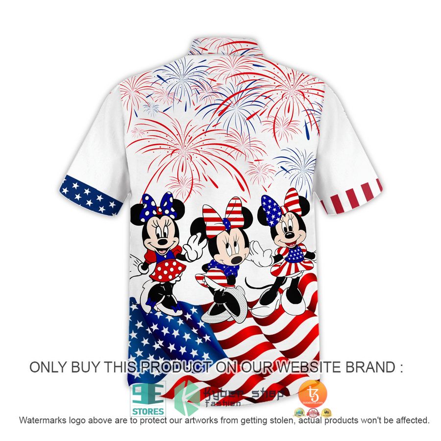 HOT Minnie Mouse US Flag Firework Hawaiian Shirt 3 minnie mouse us flag firework hawaiian shirt 3 70454