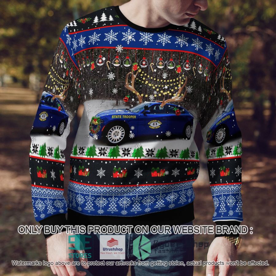 NEW Missouri State Highway Patrol Christmas Sweater 4 missouri state highway patrol christmas sweater 4 13190