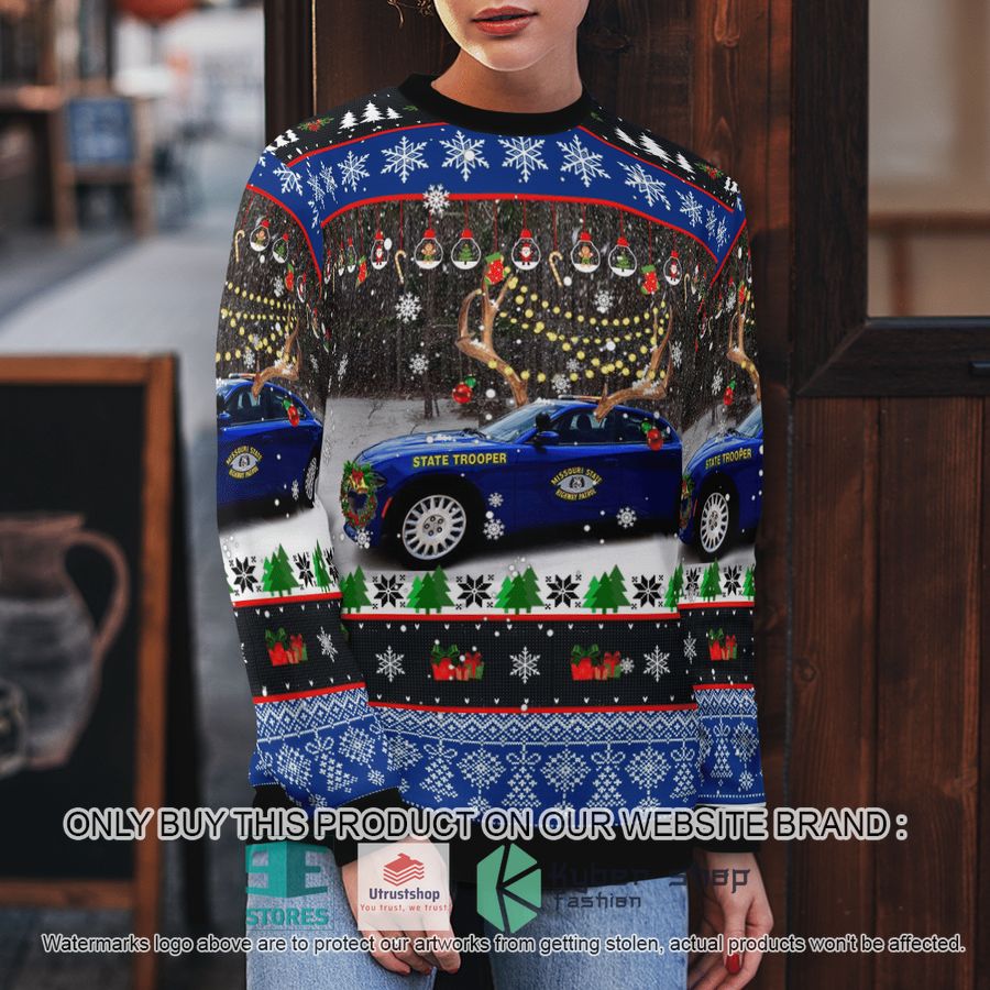 NEW Missouri State Highway Patrol Christmas Sweater 5 missouri state highway patrol christmas sweater 5 20716