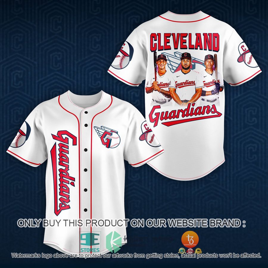 mlb cleveland guardians football players baseball jersey 1 25624