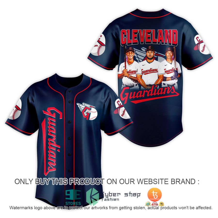 HOT MLB Cleveland Guardians Football Players Navy Baseball Jersey 6 mlb cleveland guardians football players navy baseball jersey 1 73518