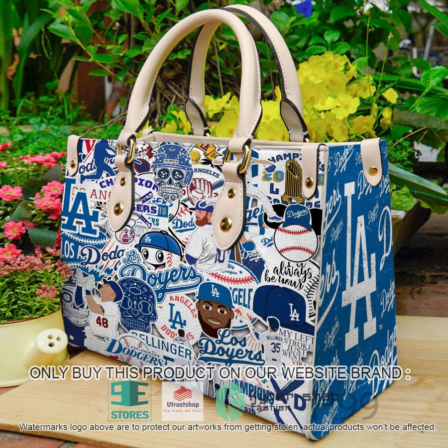 mlb los angeles dodgers leather bag 1 24220