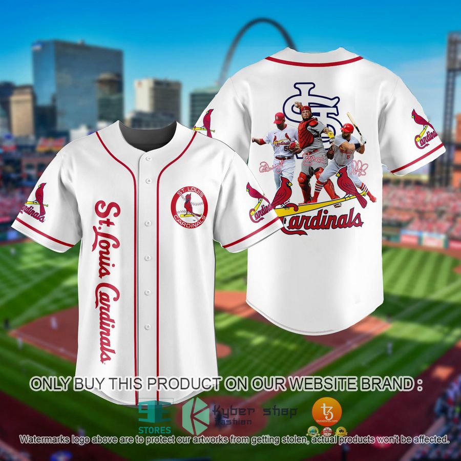HOT MLB St. Louis Cardinals FFootball Players White Baseball Jersey 7 mlb st louis cardinals ffootball players white baseball jersey 1 64808