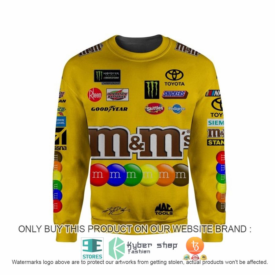 HOT M&M Kyle Busch Racing 3D Full printed Shirt, Hoodie 3 mm kyle busch racing 3d shirt hoodie 3 58975