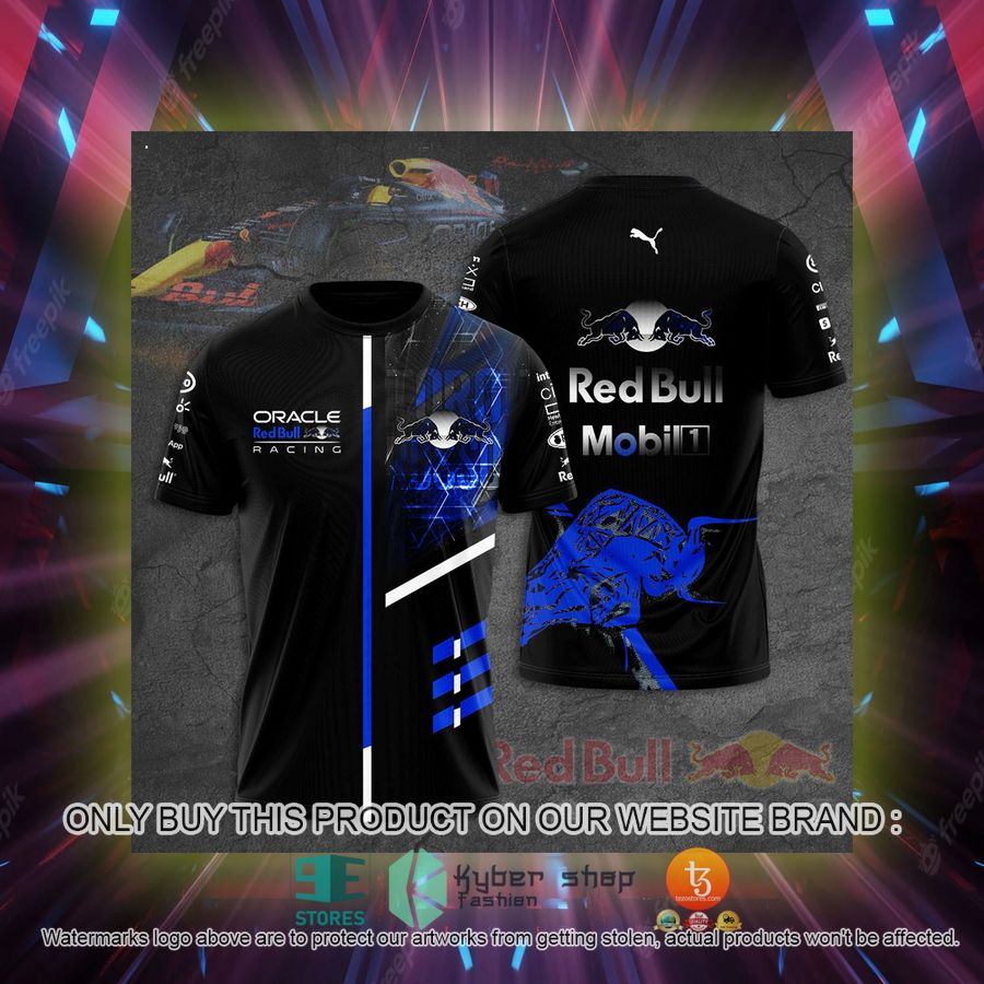 mobil 1 oracal red bull racing black blue 3d t shirt 2 82961