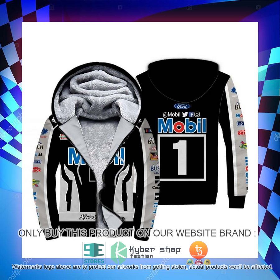 HOT Mobil Kevin Harvick Racing Fleece Zipper Hoodie 4 mobil kevin harvick racing fleece hoodie 4 52525