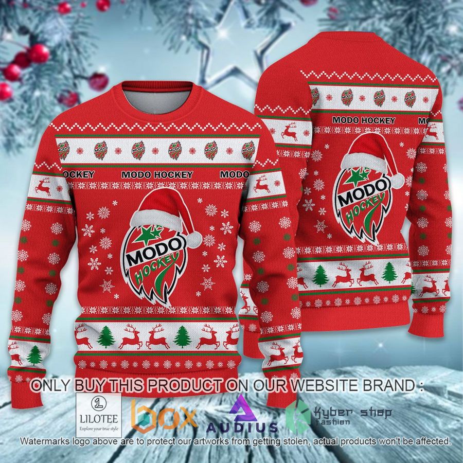 modo hockey shl ugly christmas sweater 1 925