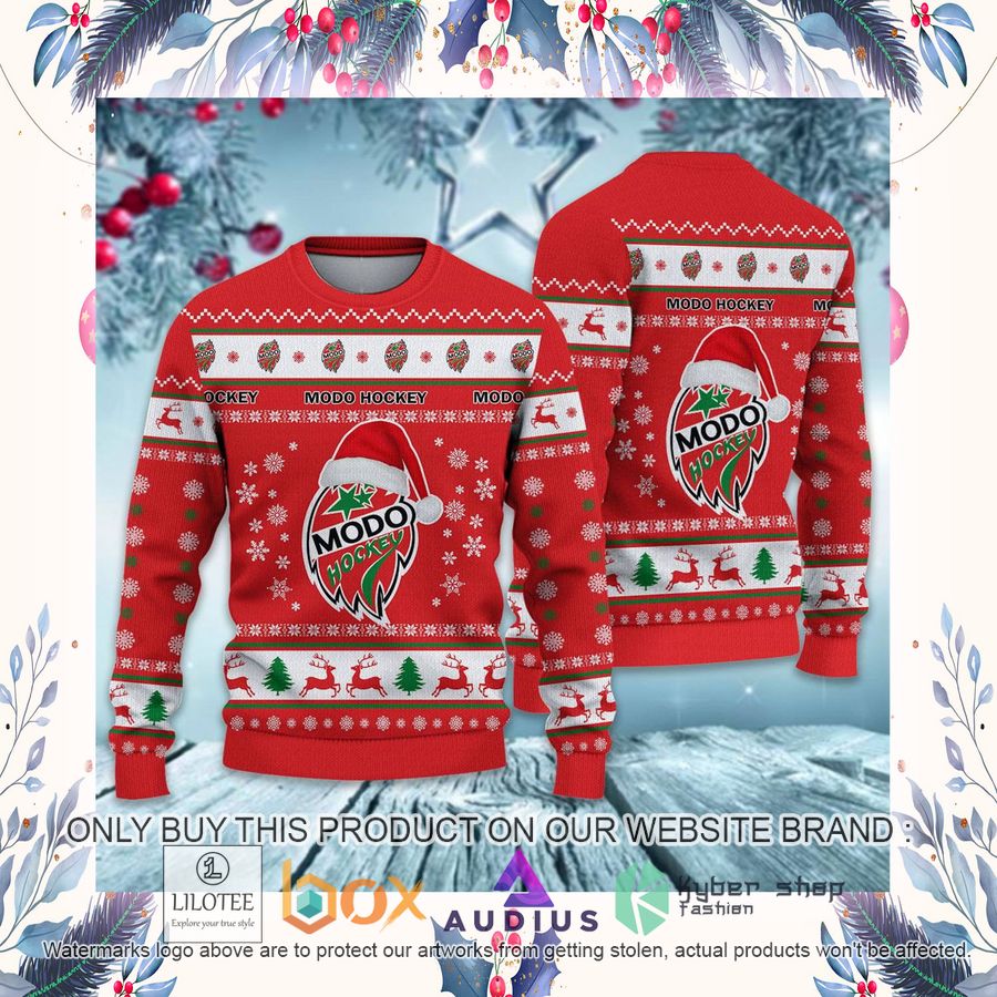 Modo Hockey SHL Ugly Christmas Sweater 19 modo hockey shl ugly christmas sweater 19 86391