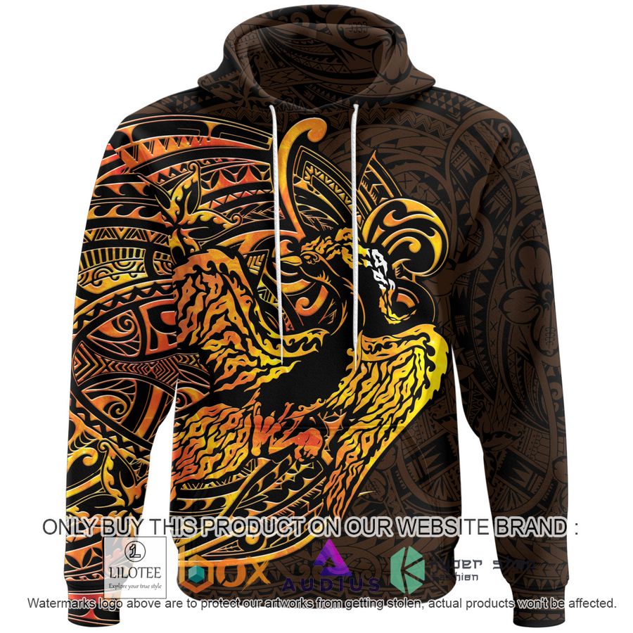 moltres polynesian 3d hoodie 2 91612