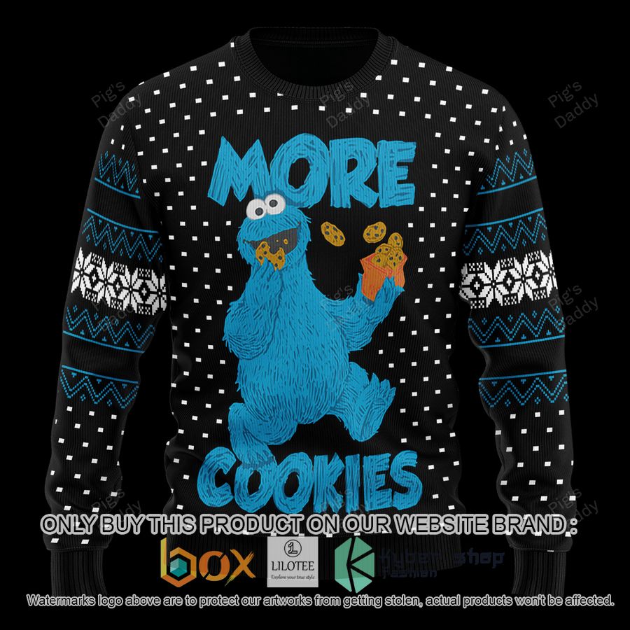 monster cookie more cookies wool sweater 1 52353