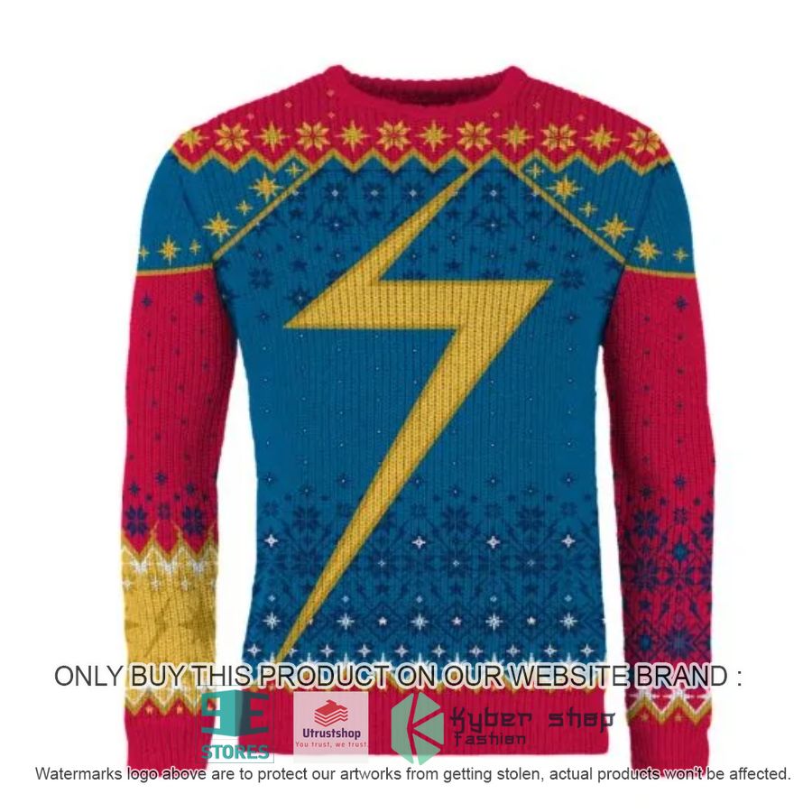 ms marvel costume ugly christmas sweater 1 51840